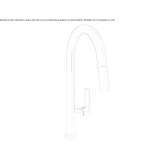 Single-lever countertop kitchen faucet with a swivel spout Savalia