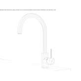 Single-lever kitchen faucet with swivel spout Kavacik