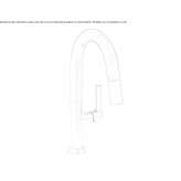 Single-lever countertop kitchen faucet with a swivel spout Savalia