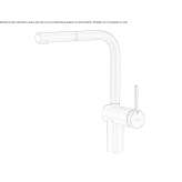 Stainless steel kitchen faucet with pull-out spout Kornowac
