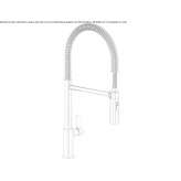 1-hole kitchen faucet Lelese