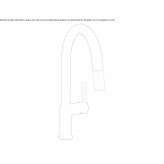 Countertop kitchen faucet with a swivel spout Sisal