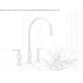 Countertop kitchen faucet with individual rosettes Borovsk