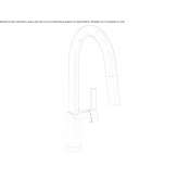 Single-lever kitchen faucet with swivel spout Sisal