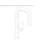 Countertop kitchen faucet with pull-out spout Burkau
