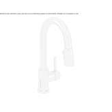Countertop kitchen faucet with pull-out spout Mercadal