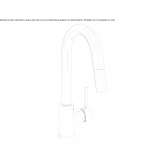 Countertop kitchen faucet with pull-out spout Mercadal