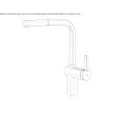 Kitchen faucet with pull-out spout Kornowac