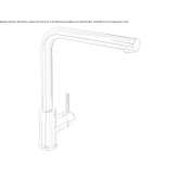 Single-lever kitchen faucet with swivel spout Curatele
