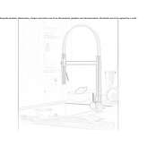 Countertop kitchen faucet with a swivel spout Sapioris