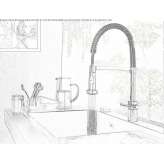 Kitchen faucet with pull-out spout Nexpan