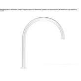 Deck-mounted swivel spout Lalor