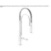 Countertop kitchen faucet with 1 hole and pull-out spout Arzens