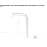 2-hole kitchen faucet with pull-out spout Brusio