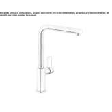 Countertop kitchen faucet with a swivel spout Lelese