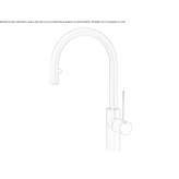 Stainless steel kitchen faucet with pull-out spout Arvin