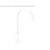 Countertop kitchen faucet with a swivel spout Escada