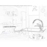 1-hole countertop kitchen faucet Faver