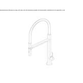 Countertop kitchen faucet with a swivel spout Kadnikov