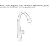 LED kitchen faucet made of metal Regencos
