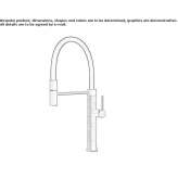 Single-lever kitchen faucet with swivel spout Penicuik