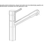 Countertop kitchen faucet with pull-out spout Zenzeli