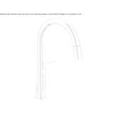 Countertop kitchen faucet with pull-out spout Escada