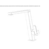 Brass kitchen faucet, single-lever, countertop Repton