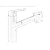 Kitchen faucet with pull-out spout Volkhov