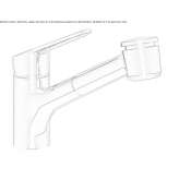 Kitchen faucet with pull-out spout Mramor