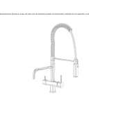 Countertop kitchen faucet with spray Kvasiny