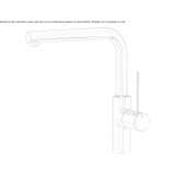 Single-lever kitchen faucet with swivel spout Arvin