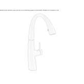 Stainless steel kitchen faucet with pull-out spout Coalaque