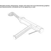 Stainless steel kitchen faucet with single handle under the window Arvin
