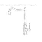 1-hole brass kitchen faucet Berbeo