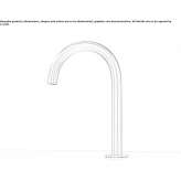 Deck-mounted swivel spout Lalor