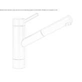 Stainless steel kitchen faucet with pull-out spout Hemer