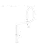 Single-lever kitchen faucet with swivel spout Claypool