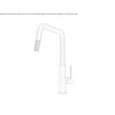 Countertop kitchen faucet with a swivel spout Kilworth