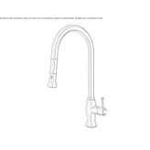 Countertop kitchen faucet with pull-out spout Chicacao