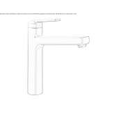 Kitchen faucet with single handle and 1 hole Mogila