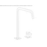 2-hole stainless steel kitchen faucet Suello