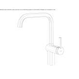 Single-lever kitchen faucet with swivel spout Kornowac