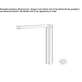 Electronic 2-hole kitchen faucet with swivel spout Mazatlan