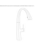 Kitchen faucet with pull-out spout Coalaque