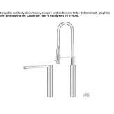 Professional 3-hole LED kitchen faucet Mazatlan