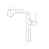 Single-lever kitchen faucet with pull-out spout Patu