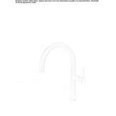 Stainless steel kitchen faucet, 1-hole, countertop Hoshcha