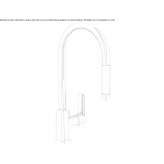 Kitchen faucet with pull-out spout Noank