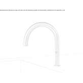Stainless steel kitchen spouts on the countertop Lalor